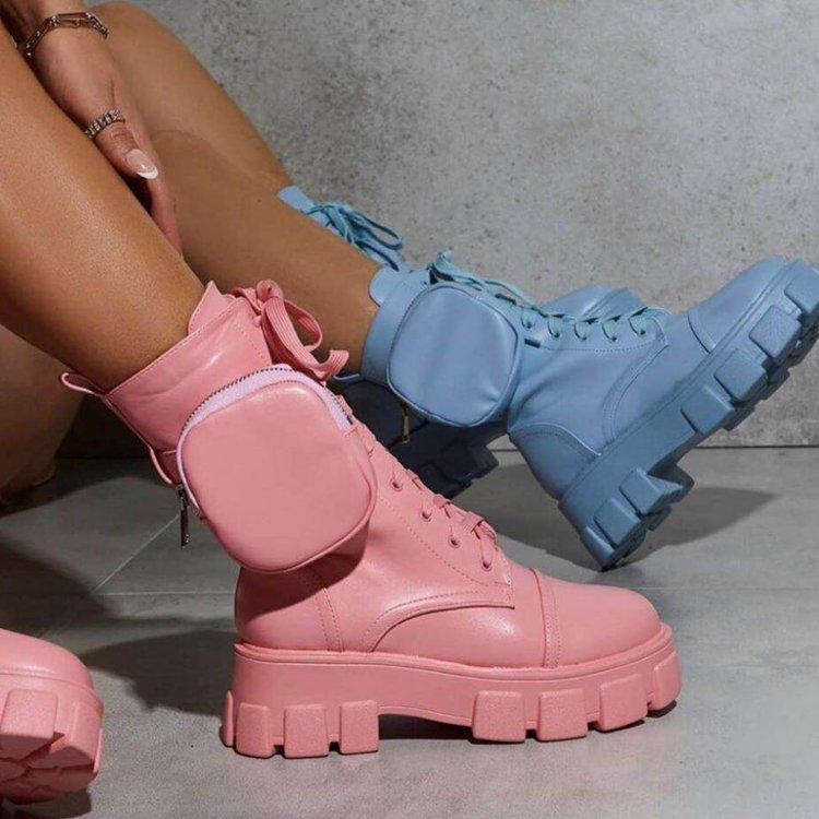 Bottes Chunky - Rose