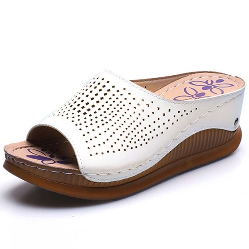 Bequeme Sandalen mit Keilabsatz für Damen – Ceyano