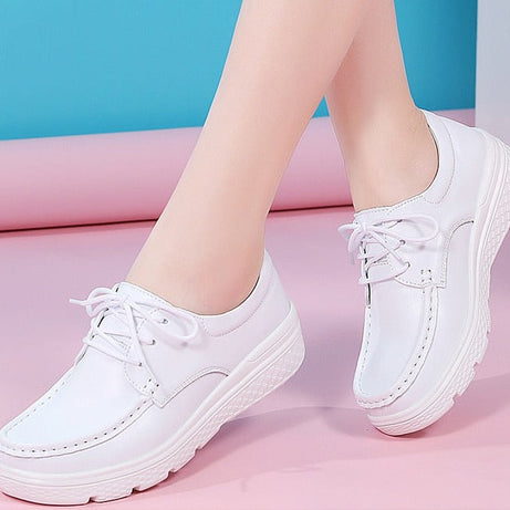 Mocassins Confortables compensées Léonia