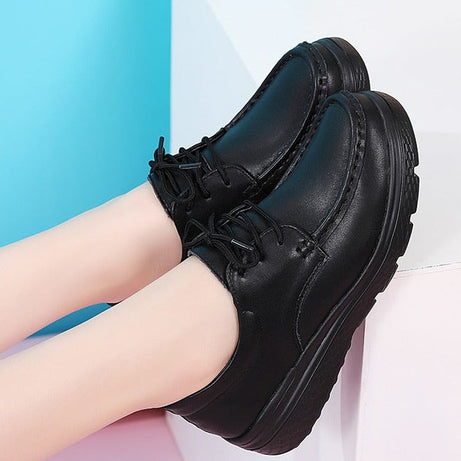 Mocassins Confortables compensées Léonia