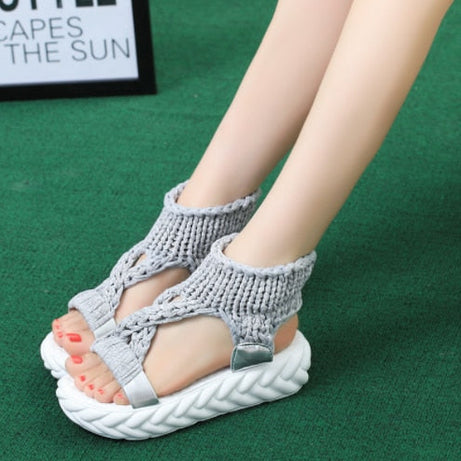 Plateausandalen für Damen - Briskory