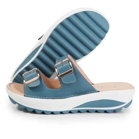 Hochwertige Keilsandalen