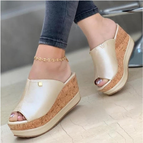 Plateausandalen mit hohem Absatz für Damen – Parker