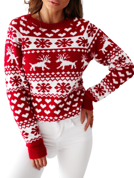 Pull de Noël hiver