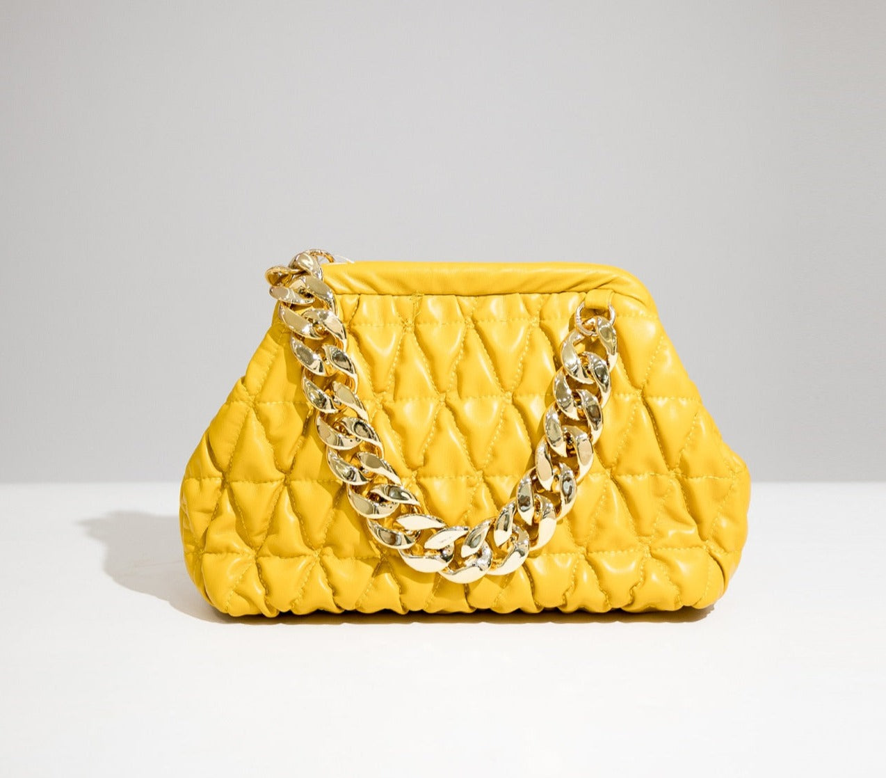 Luxury Quilted Baggy Leather Handbag