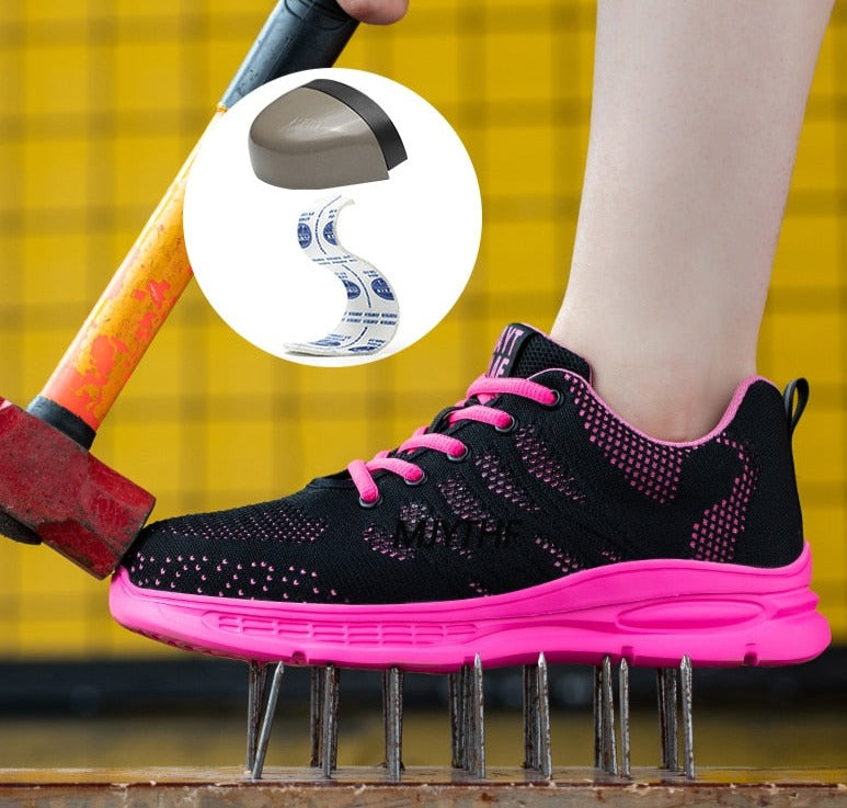 Leichte Sicherheitslaufschuhe für Damen