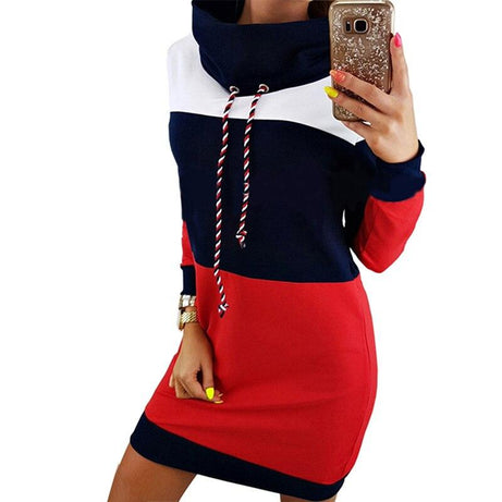 Robe-Pull Tricolore - gray