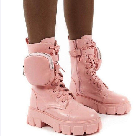 Bottes Chunky - Rose