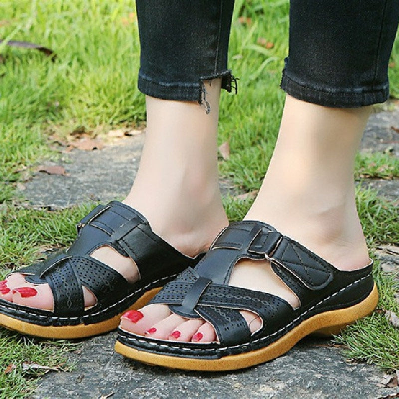 Orthopädische Keilsandalen von Evans