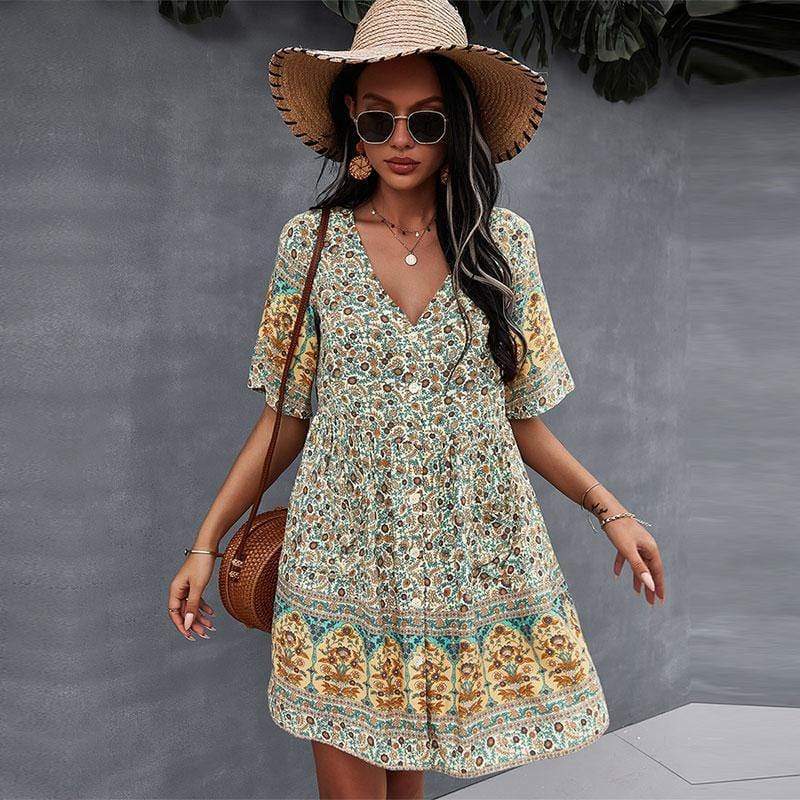 Robe Bohème Chic et Fleurie