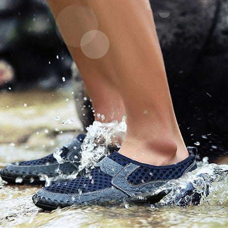 Lässige, flache, handgefertigte Schuhe für Herren – Trigo