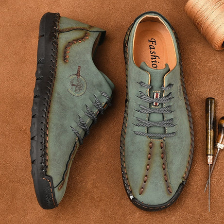 Mocassins en cuir faits à la main pour hommes