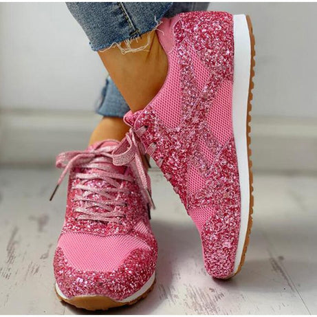 chaussures orthopédiques décontractées à paillettes - Vanshe