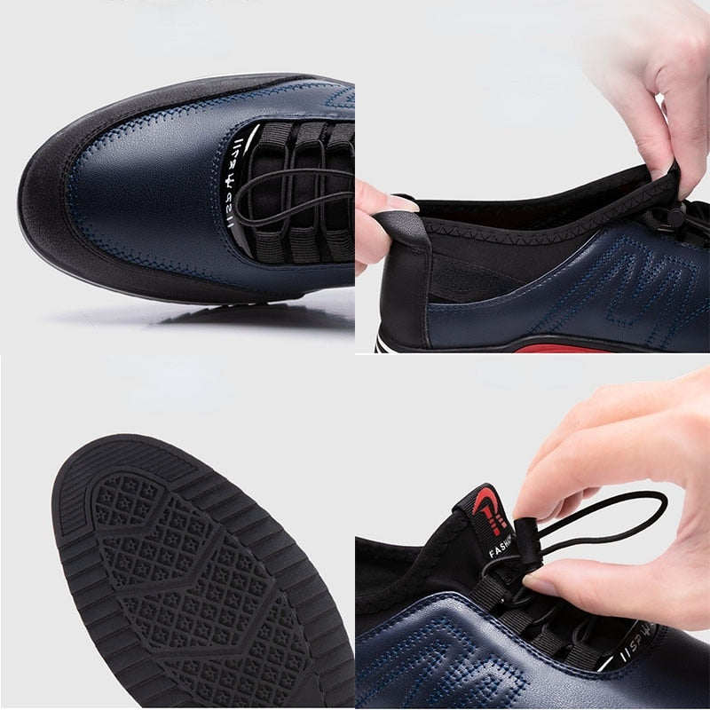 Lässige Lederschuhe für Herren – Bitstyle