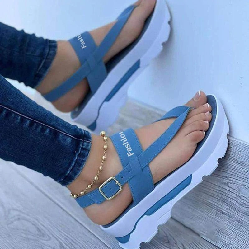 Plateau-Keilsandalen für Damen – Choxy