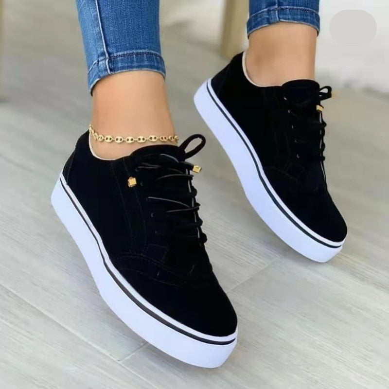 Chaussures orthopédiques plates stylées pour femmes
