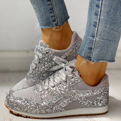 chaussures orthopédiques décontractées à paillettes - Vanshe