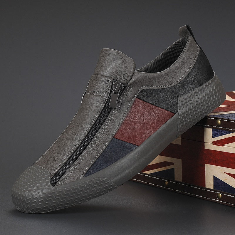 Chaussures décontractées en cuir faites à la main pour hommes - Piko