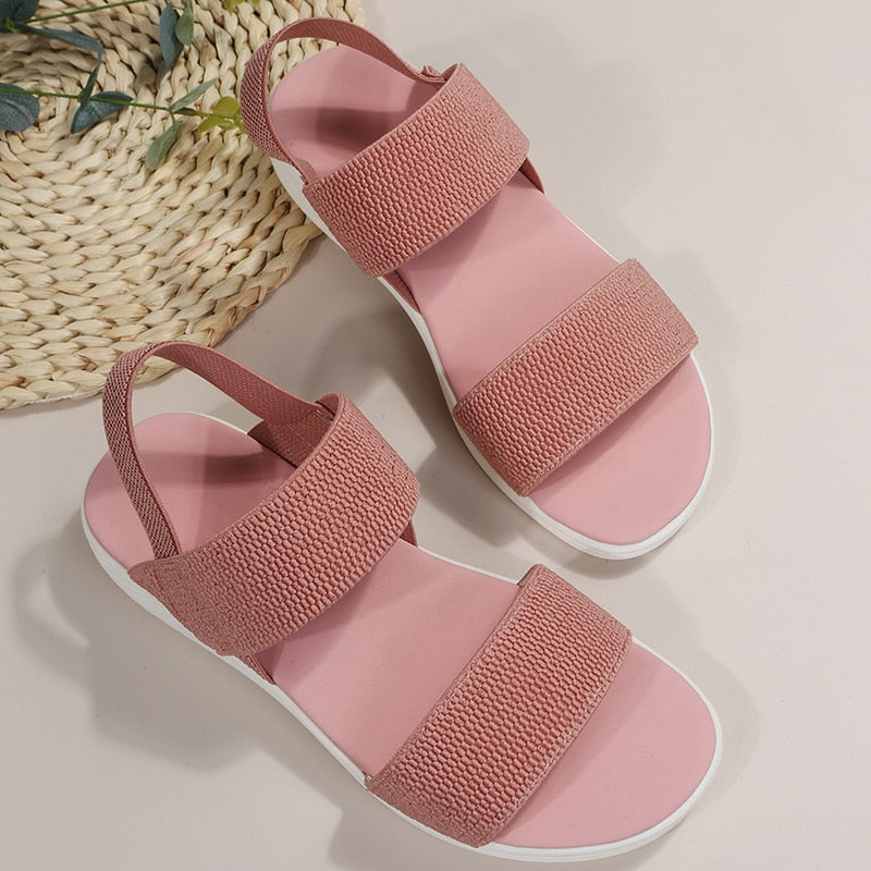 Bequeme Sandalen mit Keilabsatz für Damen – Kallyo
