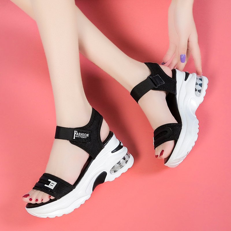 High-Heel-Sandalen mit optischer Sohle für Damen – Playa