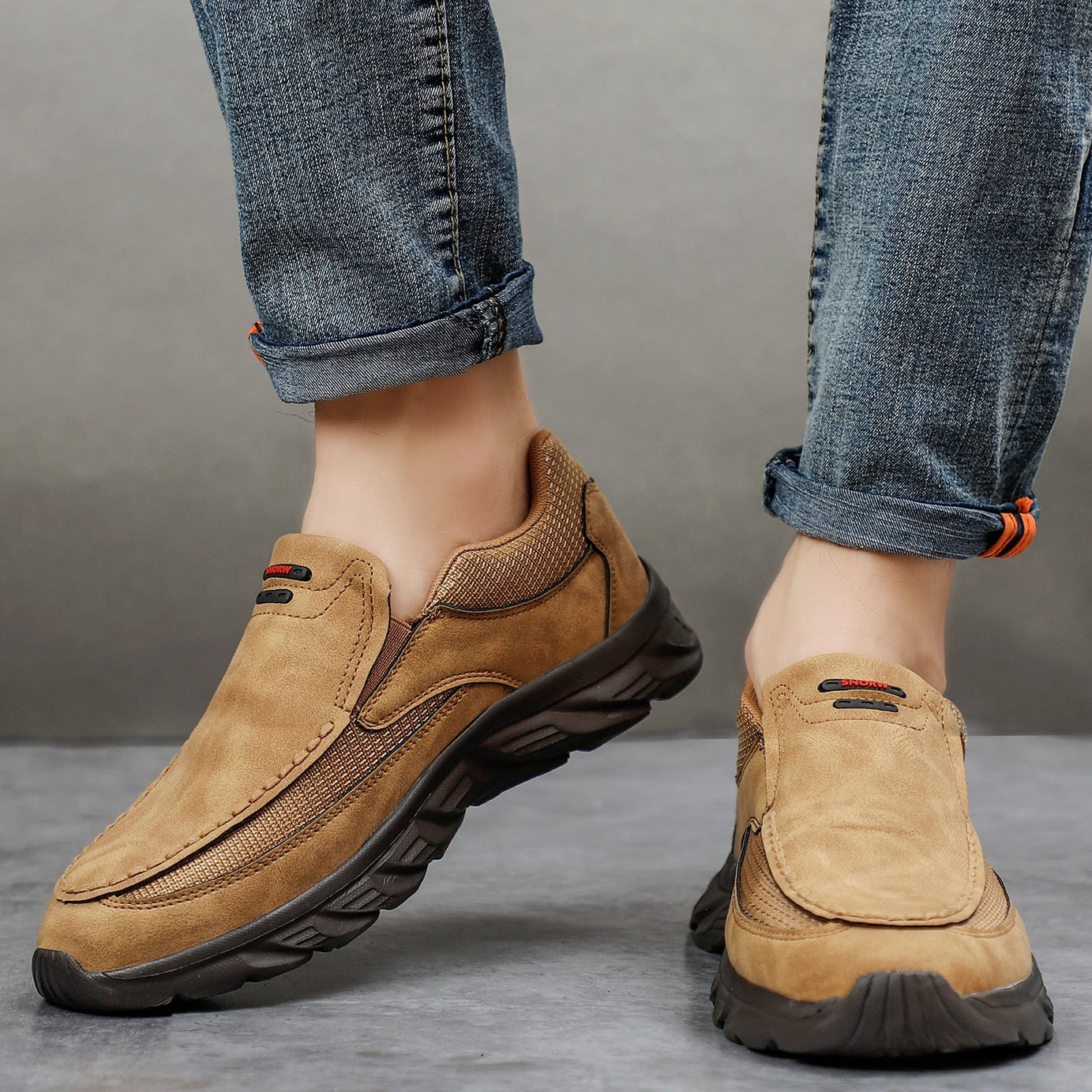 Lässige Lederschuhe für Herren - Airdas -