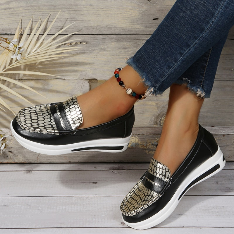 Lässige orthopädische Keilschuhe für Damen – Zenko