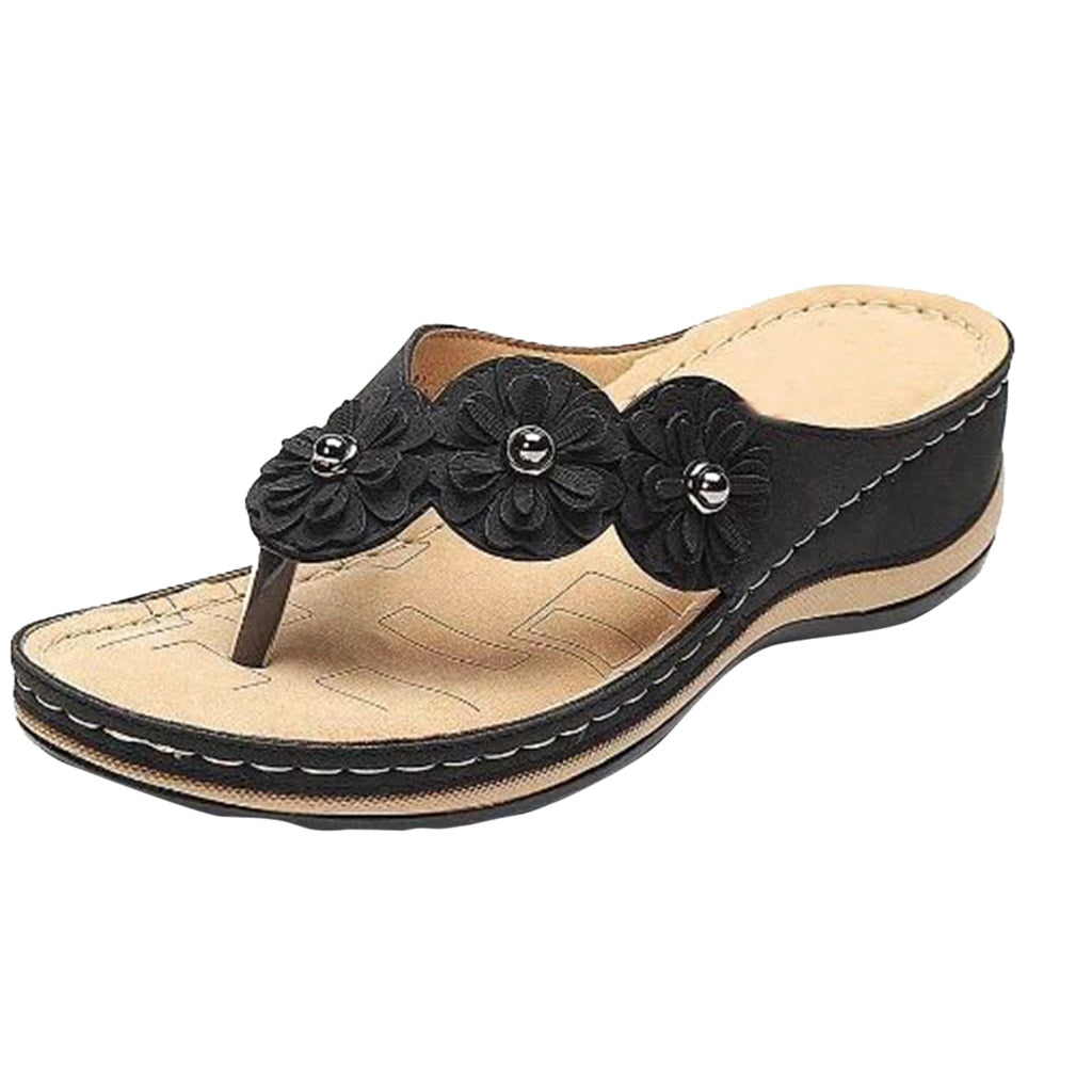 Tongs Orthopédiques pour Femmes, Style Bohême