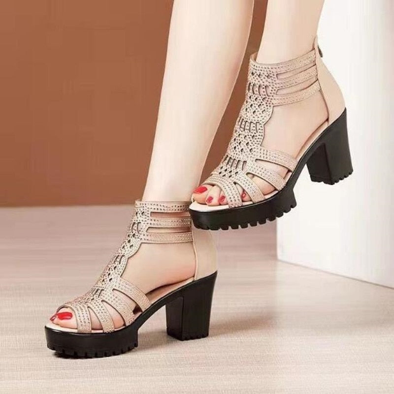 High-Heel-Sandalen für Damen – Heely