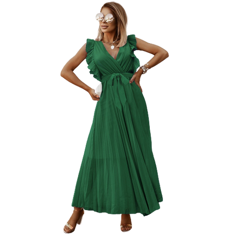 Langes Strandkleid zum Schwimmen