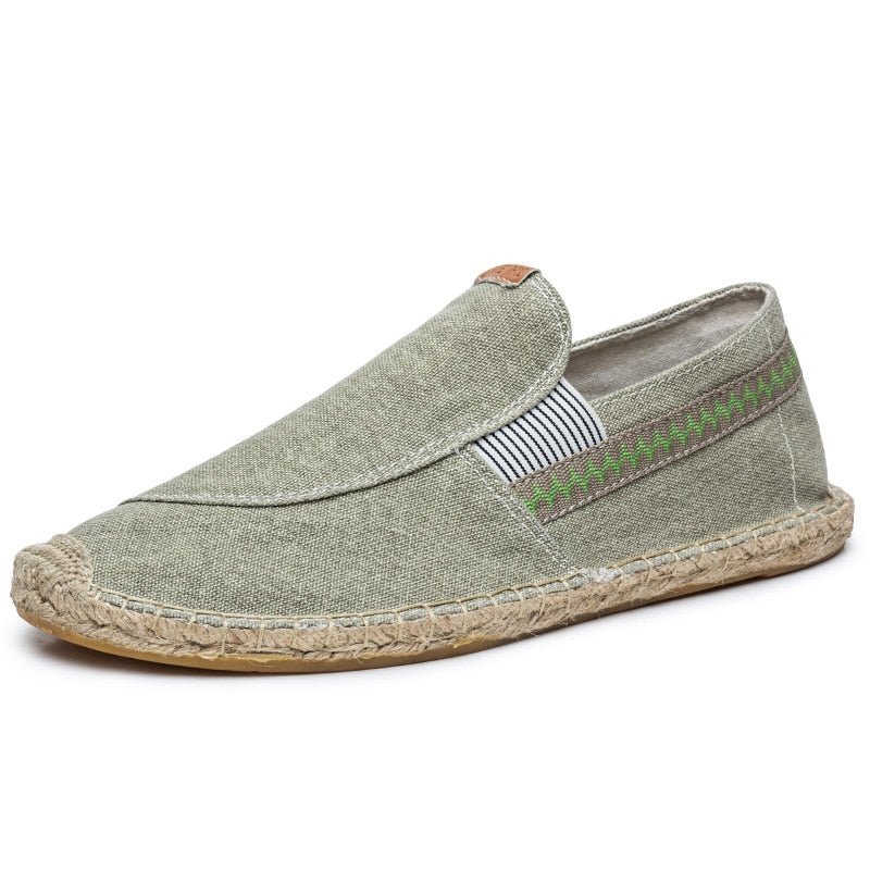 Chaussures plates en chanvre pour hommes - Tivo
