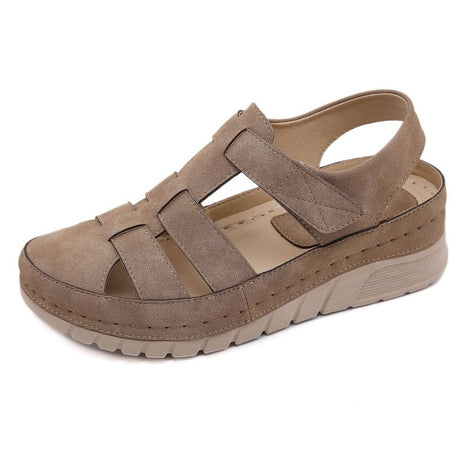 Damen-Sandalen mit optischem Keilabsatz - Wedge