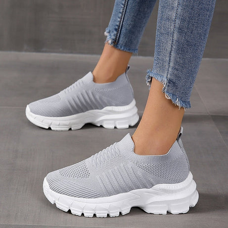 Chaussures orthopédiques tricotées en maille pour femmes - Swerty