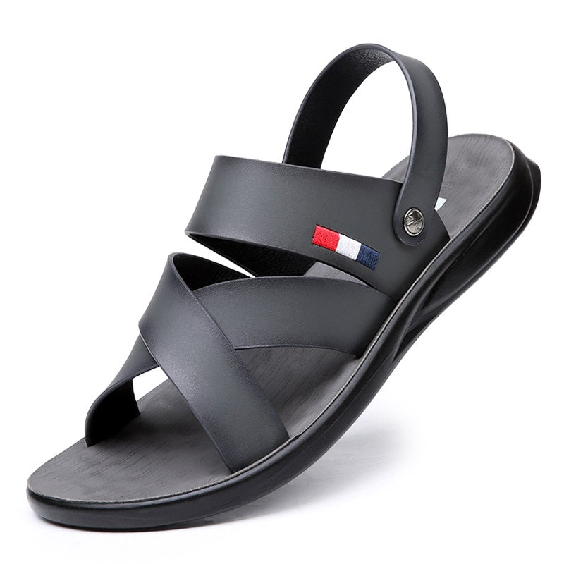 Sandales en cuir , à l'extérieur pour hommes - Gentel