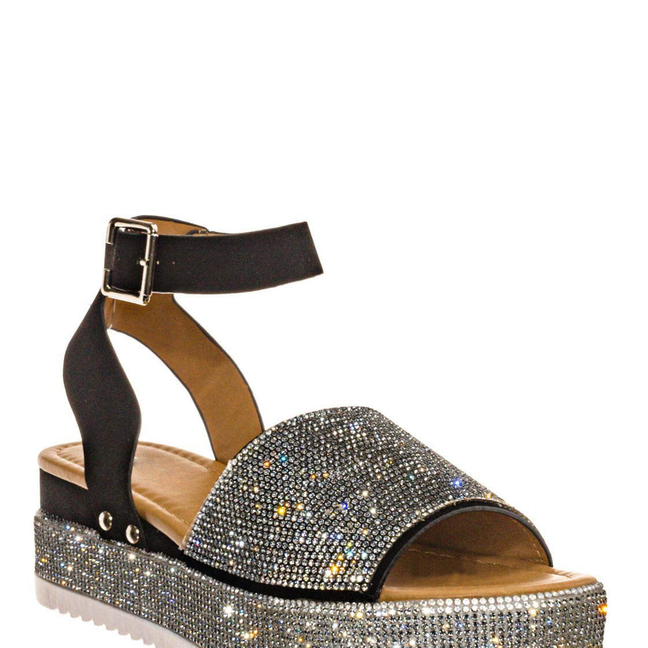 Bequeme Keilsandalen