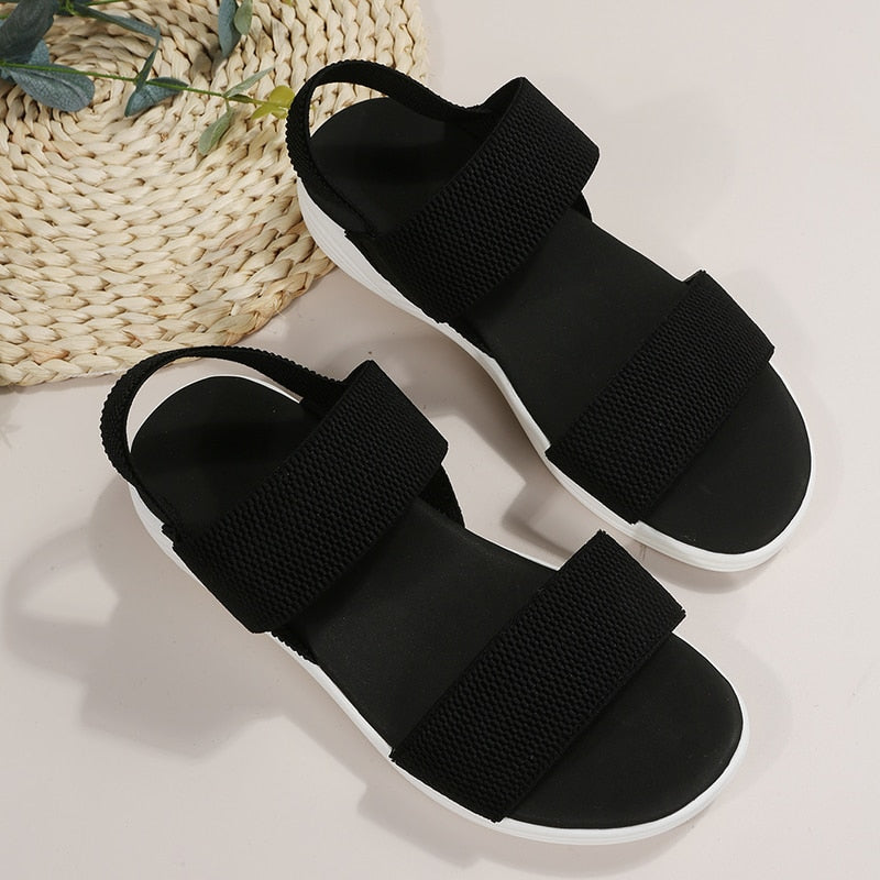 Bequeme Sandalen mit Keilabsatz für Damen – Kallyo