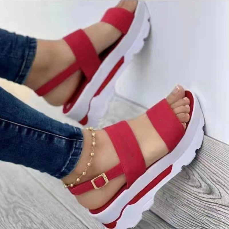 Sandales À Talons Décontractée pour femmes - Mujer
