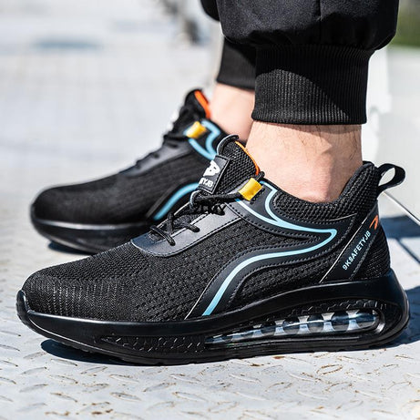 Chaussures de sécurité respirantes à bout en acier pour hommes - Sharly