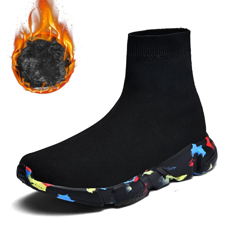 Baskets hautes en maille - Chiva