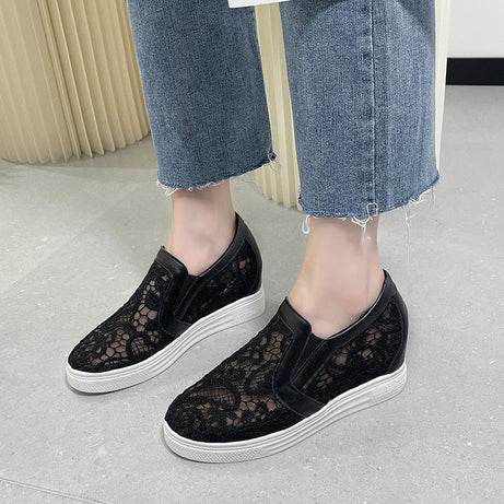 Chaussures en dentelle Blanca