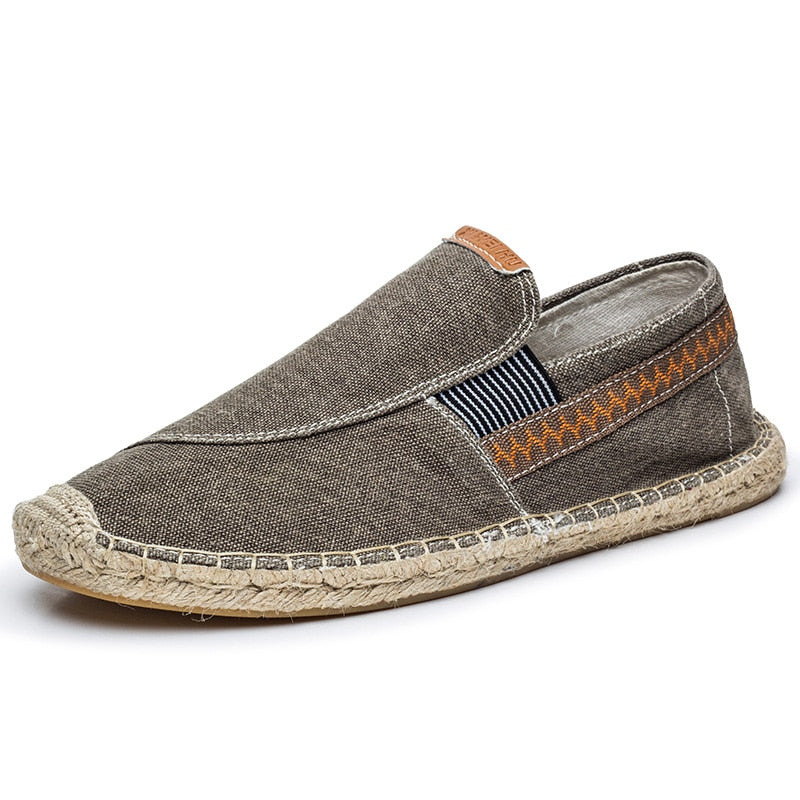Chaussures plates en chanvre pour hommes - Tivo