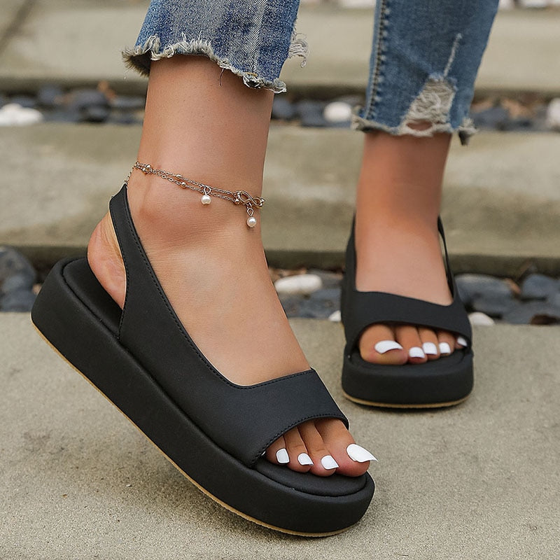 Lässige Sandalen mit Riemen hinten für Damen – Arkiss