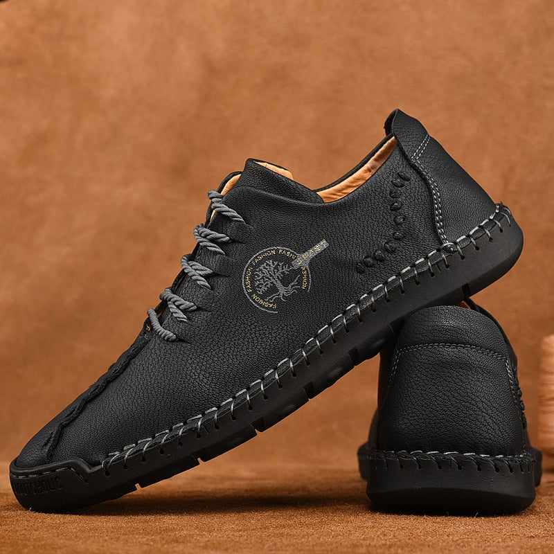 Mocassins en cuir faits à la main pour hommes