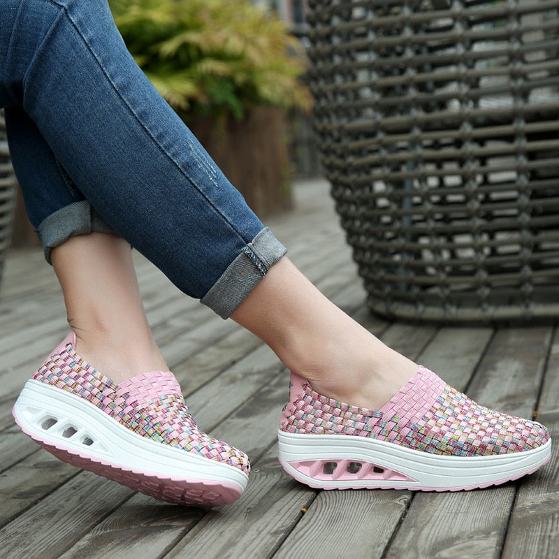 Chaussures orthopédiques décontractées pour Femmes - azur -