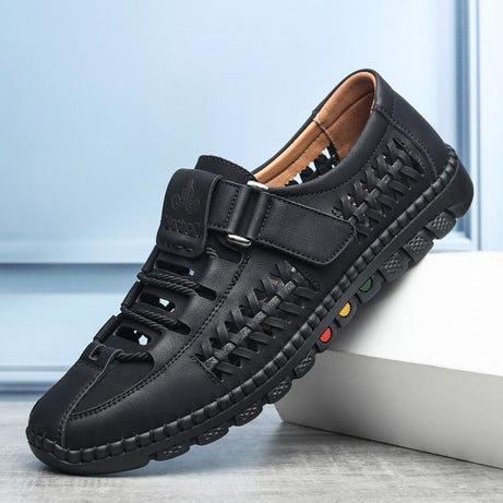 Atmungsaktive Ledersandalen für Herren – Zimo