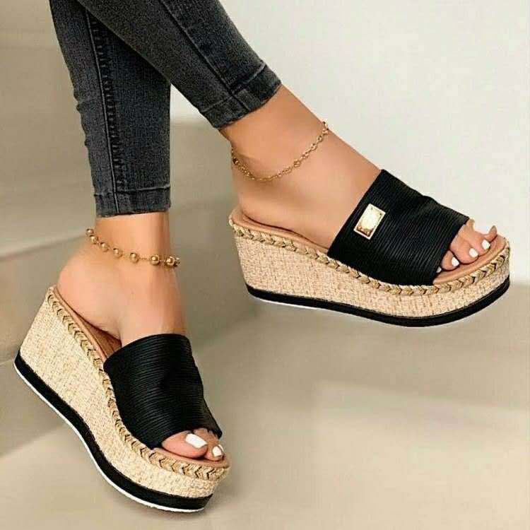 Plateausandalen mit Keilabsatz für Damen - Espada
