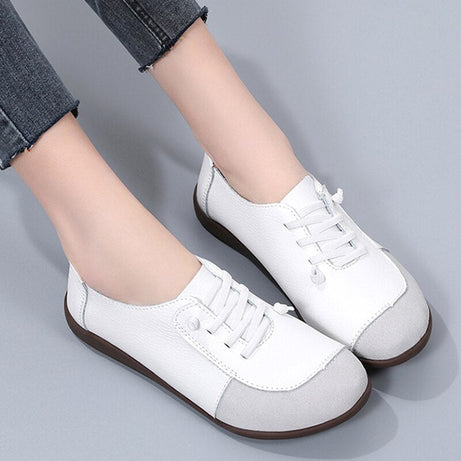 Chaussures orthopédiques à enfiler en cuir