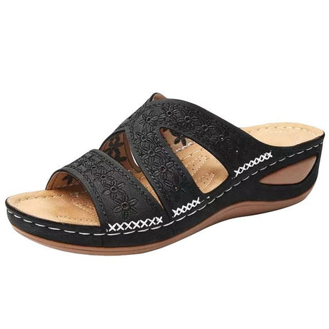 Lässige Outdoor-Sandalen mit Blumenmuster für Damen – Zinny