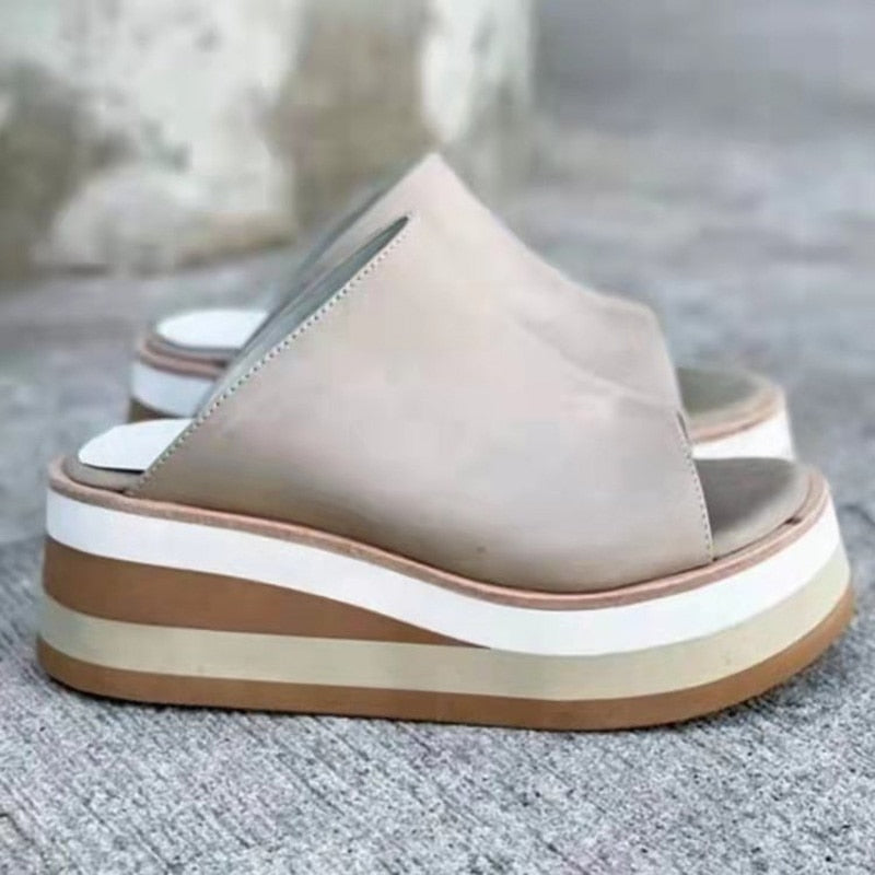 Luxuriöse Sommersandalen mit mittelhohem Absatz für Damen – Styliz