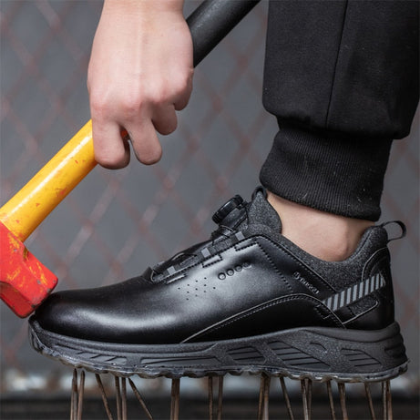 Chaussures de sécurité à bouton rotatif pour hommes - Bow-Up