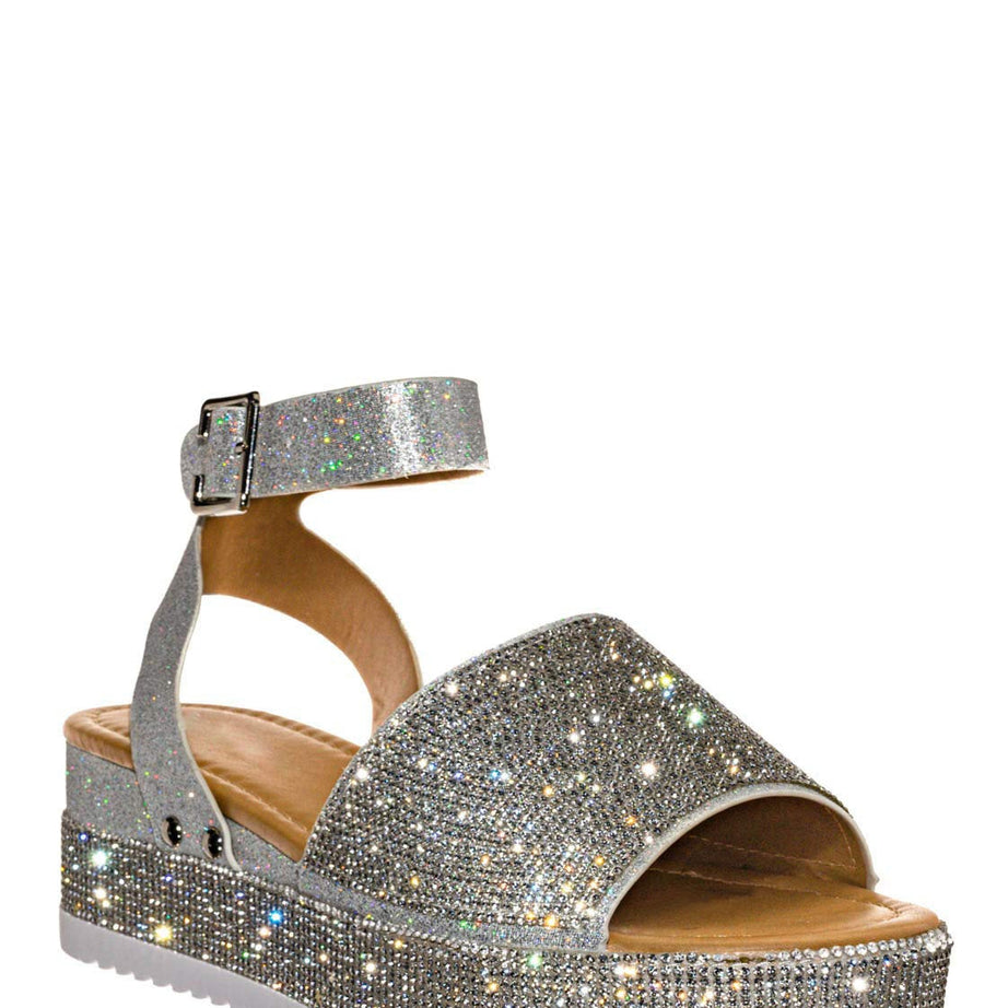 Bequeme Keilsandalen